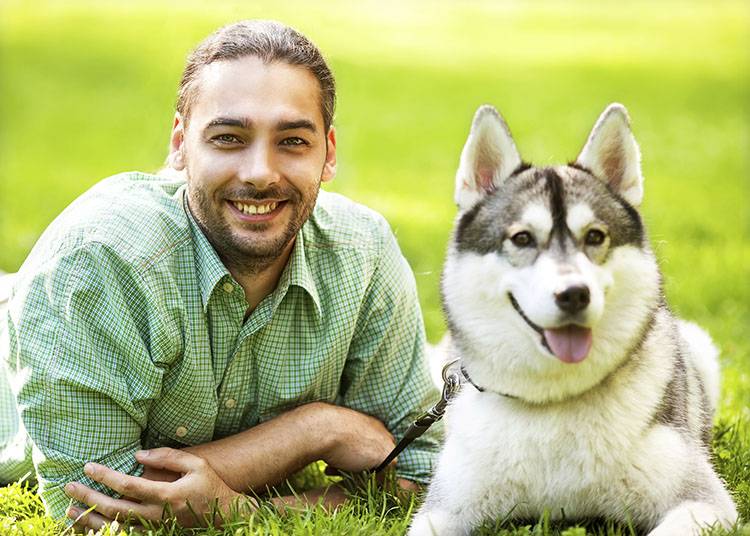 a dog trainer