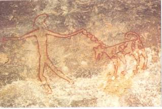 Dog Cave Art in India