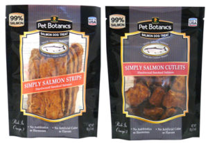 Pet Botanics Simply Salmon Strips and Simply Salmon Cutlets